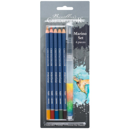Marino Watercolour Drawing set 6 pieces in the group Pens / Artist Pens / Watercolor Pencils at Pen Store (135645)