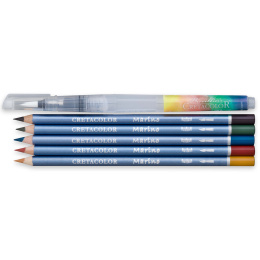Marino Watercolour Drawing set 6 pieces in the group Pens / Artist Pens / Watercolor Pencils at Pen Store (135645)
