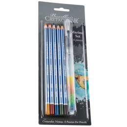 Marino Watercolour Drawing set 6 pieces in the group Pens / Artist Pens / Watercolor Pencils at Pen Store (135645)
