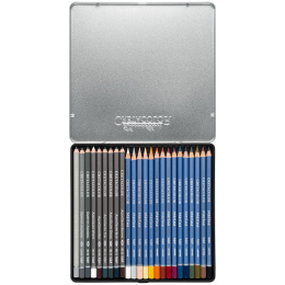 The Aquarino Box Watercolour Drawing set 24 pieces in the group Pens / Artist Pens / Watercolor Pencils at Pen Store (135647)