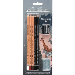 Sketch set 7 pieces in the group Art Supplies / Crayons & Graphite / Drawing Charcoal at Pen Store (135652)