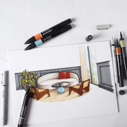 Promarker Interiors Wallet Set of 25 in the group Pens / Artist Pens / Illustration Markers at Pen Store (135656)