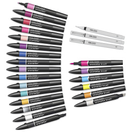 Promarker Modern Lettering Wallet Set of 25 in the group Pens / Artist Pens / Illustration Markers at Pen Store (135657)