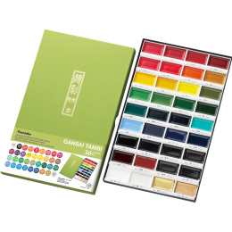 Gansai Tambi Watercolour 36-set in the group Art Supplies / Artist colours / Watercolor Paint / Watercolor pans at Pen Store (135661)