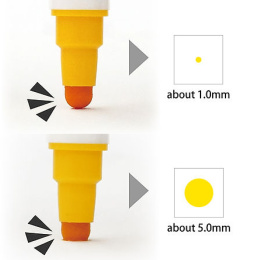 Clean Color DOT Pen Set 4 pcs in the group Pens / Artist Pens / Illustration Markers at Pen Store (135667)