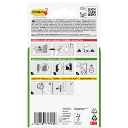 Command picture hook for wire in the group Hobby & Creativity / Organize / Frames / Picture hanging at Pen Store (135682)