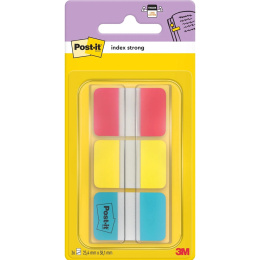 Post-it Index Tabs 25.4 x 38.1 mm Strong, 3 Colours in the group Paper & Pads / Note & Memo / Post-it and notepads at Pen Store (135701)