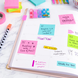 Post-it Super Sticky 76x127 Colour Mix Energetic 6-pack in the group Paper & Pads / Note & Memo / Post-it and notepads at Pen Store (135711)