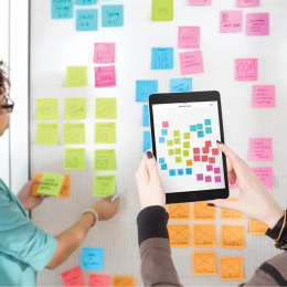 Post-it Super Sticky 76x127 Colour Mix Energetic 6-pack in the group Paper & Pads / Note & Memo / Post-it and notepads at Pen Store (135711)