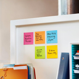 Post-it Super Sticky 76x127 Colour Mix Energetic 6-pack in the group Paper & Pads / Note & Memo / Post-it and notepads at Pen Store (135711)