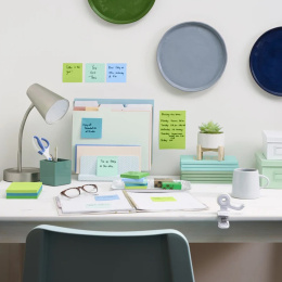 Post-it Super Sticky 76x127 Colour Mix Oasis 5-pack in the group Paper & Pads / Note & Memo / Post-it and notepads at Pen Store (135717)