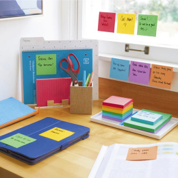 Post-it Super Sticky 47.6 x 47.6 Colour Mix Playful 12-pack in the group Paper & Pads / Note & Memo / Post-it and notepads at Pen Store (135719)