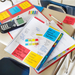 Post-it Super Sticky 47.6 x 47.6 Colour Mix Playful 12-pack in the group Paper & Pads / Note & Memo / Post-it and notepads at Pen Store (135719)