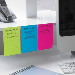 Post-It Super Sticky 102x152 Yellow lined in the group Paper & Pads / Note & Memo / Post-it and notepads at Pen Store (135727)