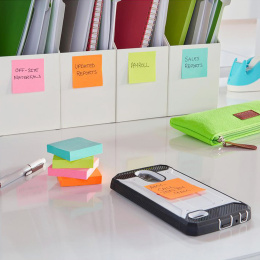 Post-it Super Sticky 47.6 x 47.6 Colour Mix Cosmic 12-pack in the group Paper & Pads / Note & Memo / Post-it and notepads at Pen Store (135730)