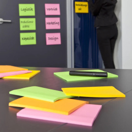 Post‑it Super Sticky 152×101 Meeting colour mix Neon 4‑pack in the group Paper & Pads / Note & Memo / Post-it and notepads at Pen Store (135734)