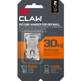 Claw Picture Hook for Plasterboard 30 kg 2-pack in the group Hobby & Creativity / Organize / Frames / Picture hanging at Pen Store (135739)