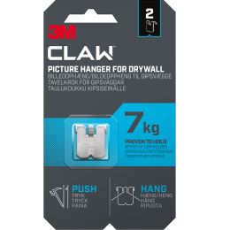 Claw Picture Hook for Plasterboard 7 kg 2-pack in the group Hobby & Creativity / Organize / Frames / Picture hanging at Pen Store (135740)