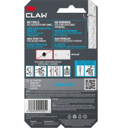 Claw Picture Hook for Plasterboard 7 kg 2-pack in the group Hobby & Creativity / Organize / Frames / Picture hanging at Pen Store (135740)