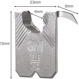 Claw Picture Hook for Plasterboard 7 kg 4-pack in the group Hobby & Creativity / Organize / Frames / Picture hanging at Pen Store (135741)