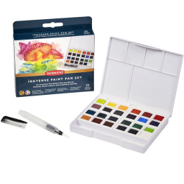 Inktense Watercolour 24 Half pans in the group Art Supplies / Artist colours / Watercolor Paint / Watercolor pans at Pen Store (135795)