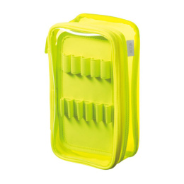 Pencil Case Transparent Yellow in the group Pens / Pen Accessories / Pencil Cases at Pen Store (135796)