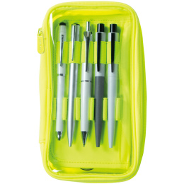 Pencil Case Transparent Yellow in the group Pens / Pen Accessories / Pencil Cases at Pen Store (135796)