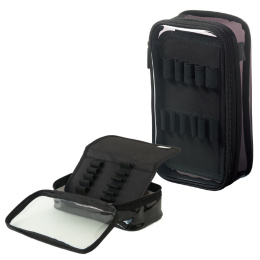 Pencil Case Transparent Black in the group Pens / Pen Accessories / Pencil Cases at Pen Store (135798)