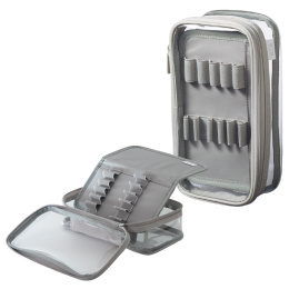 Pencil Case Transparent Grey in the group Pens / Pen Accessories / Pencil Cases at Pen Store (135799)