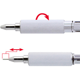 Mechanical Pencil MS01 0,5 mm Silver in the group Pens / Writing / Mechanical Pencils at Pen Store (135822)