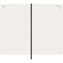 Calendar 12M Daily 2026 Softcover Large Black in the group Paper & Pads / Planners / 12-Month Planners at Pen Store (136082)