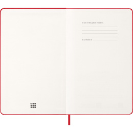 Calendar 12M Daily 2026 Hardcover Large Red in the group Paper & Pads / Planners / 12-Month Planners at Pen Store (136084)