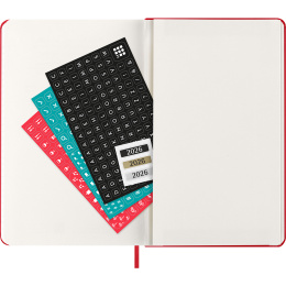 Calendar 12M Daily 2026 Hardcover Large Red in the group Paper & Pads / Planners / 12-Month Planners at Pen Store (136084)