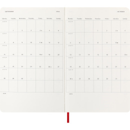 Calendar 12M Daily 2026 Softcover Large Red in the group Paper & Pads / Planners / 12-Month Planners at Pen Store (136085)