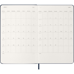 Calendar 12M Daily 2026 Hardcover Large Sapphire Blue in the group Paper & Pads / Planners / 12-Month Planners at Pen Store (136086)