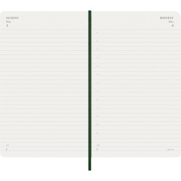 Calendar 12M Daily 2026 Softcover Large Myrtle Green in the group Paper & Pads / Planners / 12-Month Planners at Pen Store (136088)