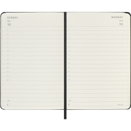 Calendar 12M Daily 2026 Hardcover Pocket Black in the group Paper & Pads / Planners / 12-Month Planners at Pen Store (136090)