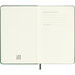 Calendar 12M Daily 2026 Hardcover Pocket Myrtle Green in the group Paper & Pads / Planners / 12-Month Planners at Pen Store (136092)