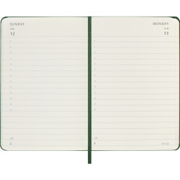 Calendar 12M Daily 2026 Hardcover Pocket Myrtle Green in the group Paper & Pads / Planners / 12-Month Planners at Pen Store (136092)