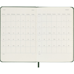 Calendar 12M Daily 2026 Hardcover Pocket Myrtle Green in the group Paper & Pads / Planners / 12-Month Planners at Pen Store (136092)