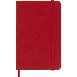 Calendar 12M Daily 2026 Hardcover Pocket Red in the group Paper & Pads / Planners / 12-Month Planners at Pen Store (136093)