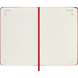 Calendar 12M Daily 2026 Hardcover Pocket Red in the group Paper & Pads / Planners / 12-Month Planners at Pen Store (136093)