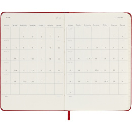 Calendar 12M Daily 2026 Hardcover Pocket Red in the group Paper & Pads / Planners / 12-Month Planners at Pen Store (136093)