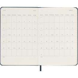 Calendar 12M Daily 2026 Hardcover Pocket Sapphire Blue in the group Paper & Pads / Planners / 12-Month Planners at Pen Store (136095)