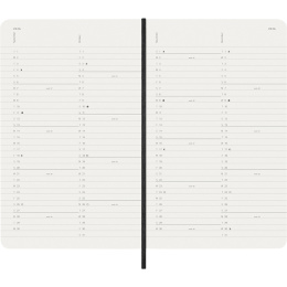 Calendar 12M Monthly 2026 Softcover Large Black in the group Paper & Pads / Planners / 12-Month Planners at Pen Store (136097)