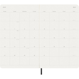 Calendar 12M Monthly 2026 Softcover Large Black in the group Paper & Pads / Planners / 12-Month Planners at Pen Store (136097)