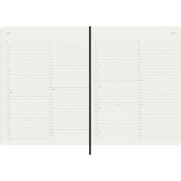 Calendar 12M Monthly 2026 Softcover XL Black in the group Paper & Pads / Planners / 12-Month Planners at Pen Store (136099)