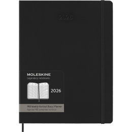 Calendar 12M Weekly Vertical PRO 2026 Hardcover XL Black in the group Paper & Pads / Planners / 12-Month Planners at Pen Store (136101)