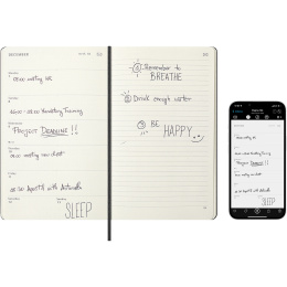 Calendar 12M M+ Digital Planner Weekly Note 2026 Large Black in the group Paper & Pads / Planners / 12-Month Planners at Pen Store (136103)