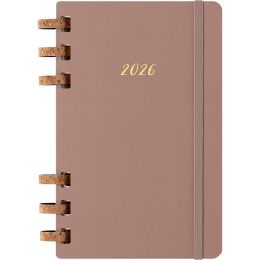 Calendar 12M Spiral Planner 2026 Large Almond in the group Paper & Pads / Planners / 12-Month Planners at Pen Store (136105)